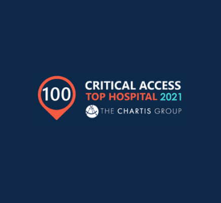 Critical Access top 100 hospital 2021 logo