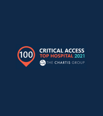 Critical Access top 100 hospital 2021 logo